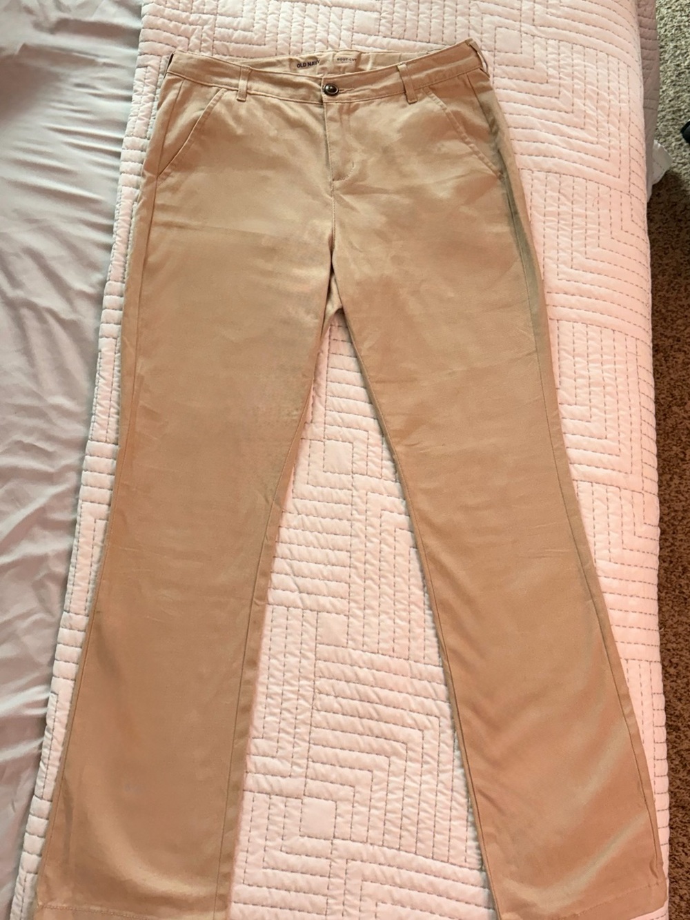 Old navy woman's pants - stretch boot-cut (adjustable waist)